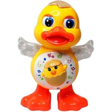 Imagem de Pato Dançante Musical Infantil Com Luzes e Movimento – Brinquedo Interativo e Educativo Para Bebês e Crianças, Presente Divertido e Colorido