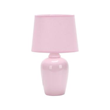 Imagem de Luminária Abajur Taschibra Pottery 37Cm E27 Bivolt Rosa