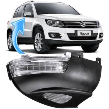 Imagem de Pisca Seta Retrovisor Tiguan 2009 À 2018 Luz Cortesia - Dir