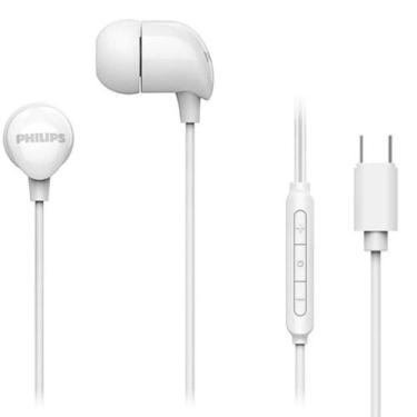 Imagem de Fones de Ouvido Intra-auiculares Cabo Tipo C 1.2m Branco - Philips