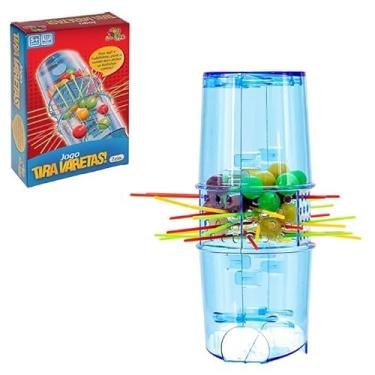 Imagem de Jogo Tira Varetas com Bolinhas – Pega Varetas Divertido e Clássico para Crianças e Famílias, Estimula Habilidade e Estratégia