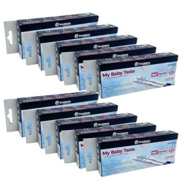 Imagem de Teste de Gravidez em Tira | My baby Test - Incoterm | Kit com 10 Unidades | Resultado em até 5 minutos