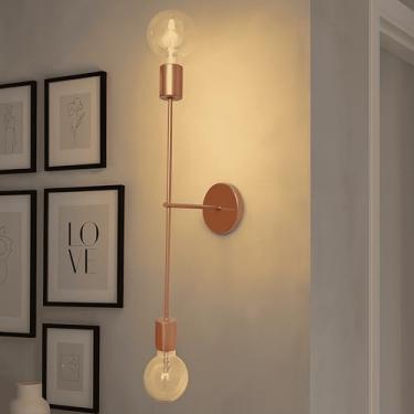 Imagem de Luminária de teto ou parede Arandela Plafon Premio 2 Lâmpadas (Rose Gold)