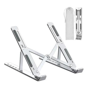 Imagem de Suporte Notebook Laptop Alumínio Ajustável 6 Ângulos