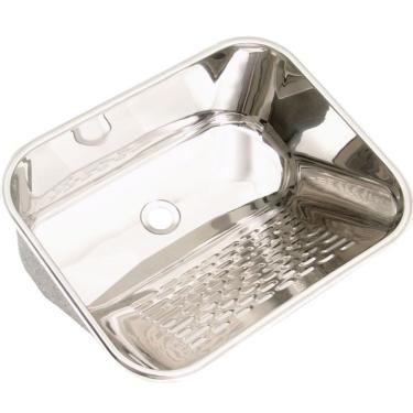 Imagem de Tanque Para Lavanderia De Aço Inox S-500 Com 50x40x23cm - Fabtnq01022305 - Fabrinox