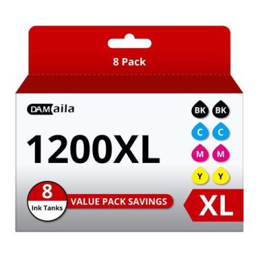 Imagem de Cartuchos de tinta DAM aila 1200XL compatíveis com Canon Maxify 1200