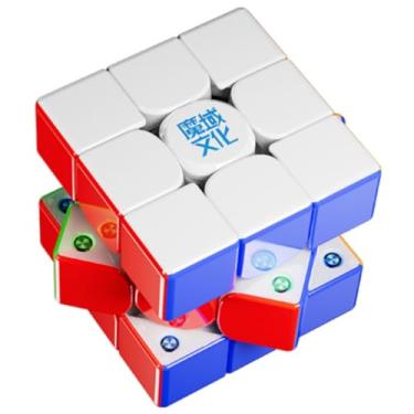 Imagem de Bukefuno MoYu WeiLong WRM V11 20M Ball Core MagLev UV Version 3x3 Magnetic Speed Cube - WeiLong V11 20 Magnetic Ball-Core Magic Cloth Stickerless Puzzle Magic Cube Toys