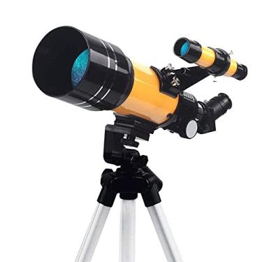 Imagem de Telescópio para adultos e adultos com telescópio refrator, telescópios de viagem portáteis ajustáveis, adaptador de telefone para tripé