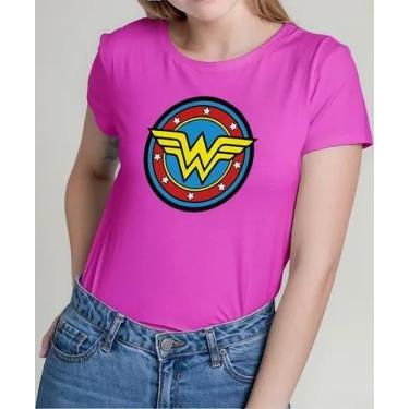 Imagem de Camiseta Camisa Algodão Adulto Feminina Masculina Mulher Maravilha Her