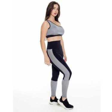 Imagem de Calça Empina Bumbum Glow - United, Cinza claro, M