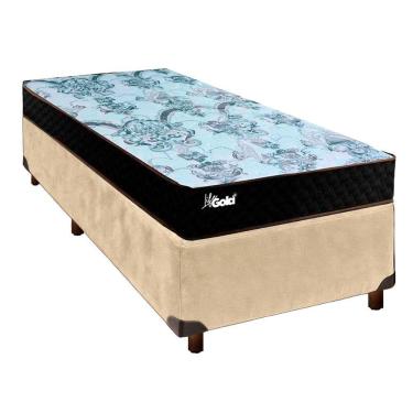 Imagem de Cama Box + Colchão Solteiro Molas Ensacadas Life Gold Paropas