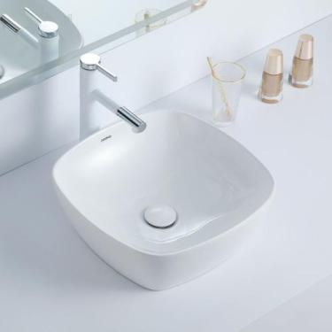 Imagem de Cuba Deend De Cerâmica Quadrina MorbidaLuce Banheiro 40x40x14