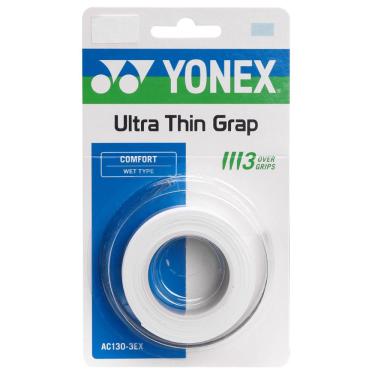 Imagem de Overgrip Yonex Ultra Thin Grap 0.4mm com 03 Unidades Branco