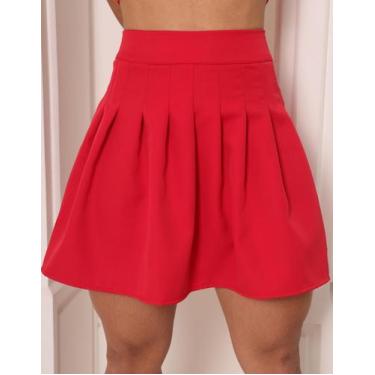 Imagem de Saia Colegial Coreana Japonesa Cosplay Plissada Com Ziper - Generica, 