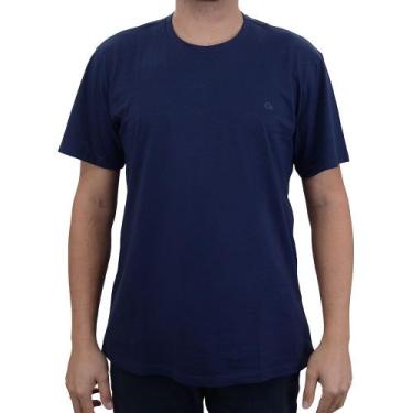 Imagem de Camiseta Ogochi Masculina Slim Marinho - 6001, GG