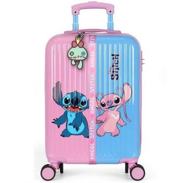 Imagem de Mala de Viagem de Bordo Infantil STITCH e ANGEL Luxcel