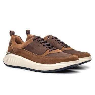 Imagem de Sport Tenis Dexter Camurca / Selaria Capuccino/marrom Samello-Masculino