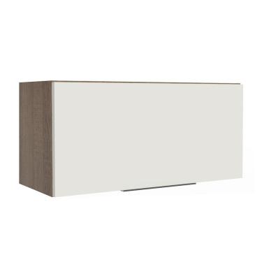 Imagem de Armário Aéreo de Cozinha Stella 70cm 1 Porta Rustic Branco