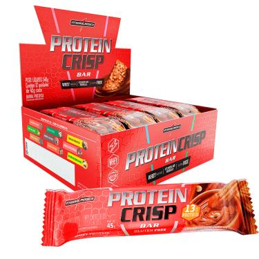 Imagem de Barra de Proteína Protein Crisp Bar Churros com Doce de Leite Integralmedica 12x45g