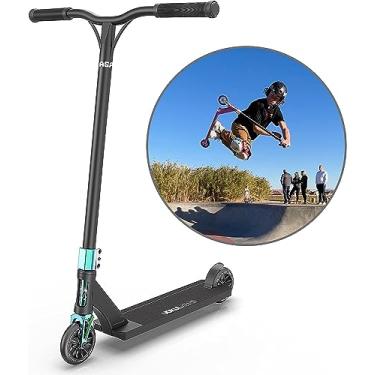 Imagem de VOKUL K1 Pro Scooters - Trotinete de acrobacias | Trick Scooter - Scooter de estilo livre intermediário e iniciante para crianças a partir de 8 anos, adolescentes e adultos - Scooter profissional de qualidade para meninos e meninas (Neo-Preto)
