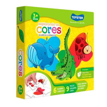 Imagem de Quebra Cabeça Explorando as Cores - Toyster