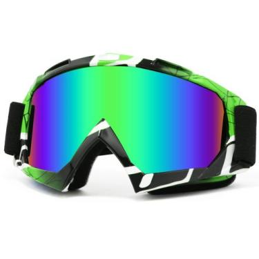 Imagem de Óculos de motocicleta Shutuan Dirt Bike ATV MX Racing Helmet