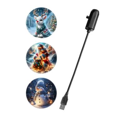 Imagem de Luzes de Projetor LED de Natal | 3 Padrões LED Rena Artigos Para Festas | Decorações Internas de Natal | para Quintal Jardim Festa Escritórios Mesa Sala de Aula Escola Apartamento