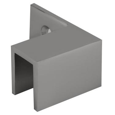 Imagem de (Chrome) - CRL Chrome Right Hand "Sleeve Over" Wall Mount Glass Clamp