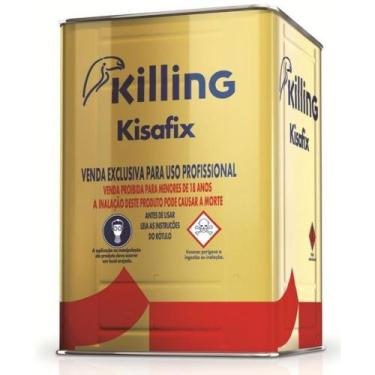Imagem de Cola Adesivo de Contato 14 Kg Kisafix Killing Moveis Madeiras e Acabam