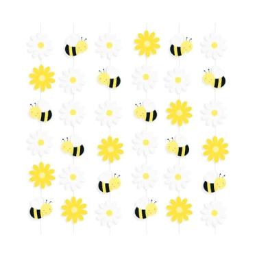 Imagem de Cortina Decorativa Abelhinha PT C/ 06 CORDÕES E 36 PÇS