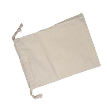 Imagem de Zerodis Sacos de Cordão de Algodão Jardinagem Doméstica Decoração de Casa Festivais Sacos de Armazenamento de Linho para Compras Ideal para Brinquedos Lavanderia Produto de Cordão de Algodão (30*40cm)