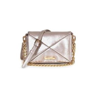 Imagem de Bolsa Tiracolo Pequena Via Marte Matelassê B1-167-01-Feminino