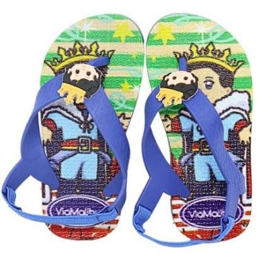 Imagem de Chinelo Infantil Menino Baby Cachorro De Elastico Leve Macio Antiderrapante Moderno Estiloso Verão-Masculino