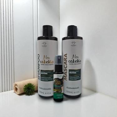 Imagem de Dubie Kit Meu Cabelão, Shampoo, Máscara e Tônico para Crescimento Capilar