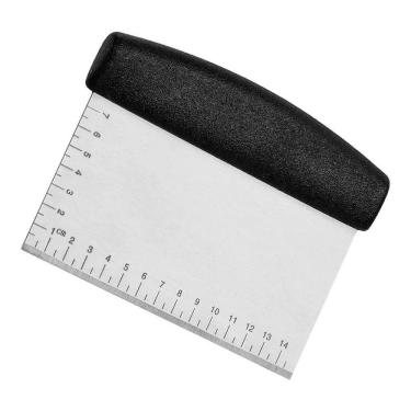 Imagem de 2X Espátula Raspador Retangular Massas Pizza Pão Legumes Bol