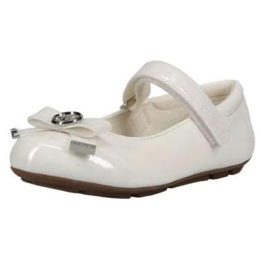 Imagem de Michael Kors Calçado infantil feminino Rover Bow Glitter Mary Jane Sapatilha, Branco/Glitter, 13 Little Kid