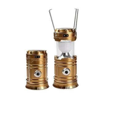 Imagem de Luminária Lampião Carregador Solar Camping Usb Led Lanterna (1)