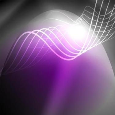 Imagem de Quadro Decorativo Neon Lines Brilhantes com Fundo Iluminado Estilo Moderno 40x40cm