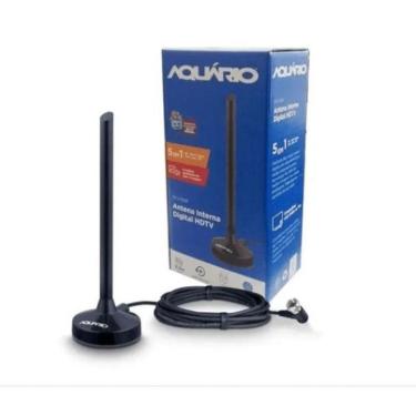 Imagem de Antena Digital Interna Hdtv Interna E Externa Vhf Uhf Fm Hdtv Digital