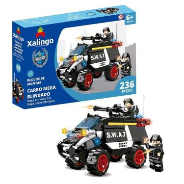 Imagem de Blocos De Montar Operações Especiais Carro Mega Blindado 236 Peças