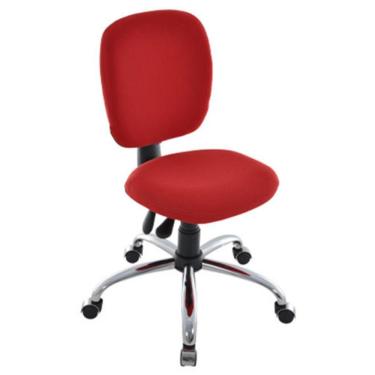Imagem de Cadeira Executiva Back System Cromada Linha Lombar Vermelho