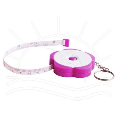 Imagem de Fita Métrica 150cm Chaveiro Flor Retrátil - Lanmax