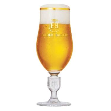 Imagem de Ruvolo Taça Baden Baden, Taça em Cristal com Relevo, para Cerveja 360ml