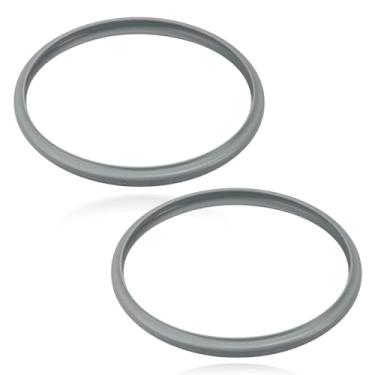 Imagem de 2 peças 6068559990 anel de vedação de panela de pressão, serve para WMF 4,5/6,5/8,5 litros de pressão, silicone de grau alimentício, excelente desempenho de vedação, seguro e confiável