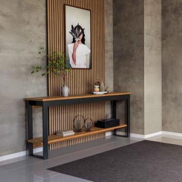 Imagem de Aparador 1 Gaveta 100% MDF 180cm Industrial F47 Pradel Móveis - Pradel