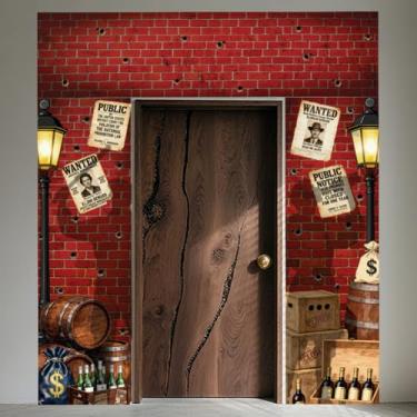 Imagem de WADORN Speakeasy Banner para varanda de porta, 18 x 19 m, decoração de pano de fundo de festa dos anos 20, vintage, proibido, fotografia, fundo, 1920, placa para pendurar na porta para casa, bar