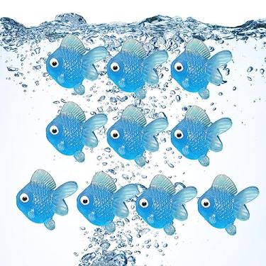 Imagem de Peixe dourado artificial, peixinhos dourados em miniatura, Modelo peixe em miniatura realista e interativo para adereços ou decoração aquários Hoghaki