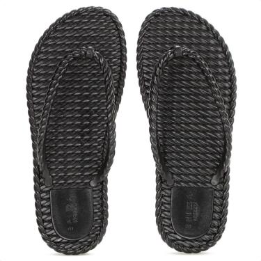 Imagem de Chinelo Brizza Arezzo Tira Marrocos Preto - Feminino-Feminino