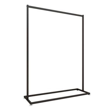 Imagem de 3FLQOOPP Cabide independente, cabideiro de metal para quarto e sala de estar, suporte de exibição multifuncional, preto, 120 x 40 x 160 cm (150 x 40 x 160 cm) (preto 100 x 40 x 160 cm)