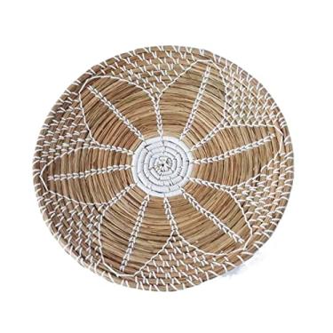 Imagem de Fruteira, arte de parede, decoração tecida, algas marinhas, bandeja criativa de frutas, decoração de casa, pratos de jantar